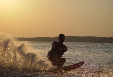 Tubing on Lake Mickelson